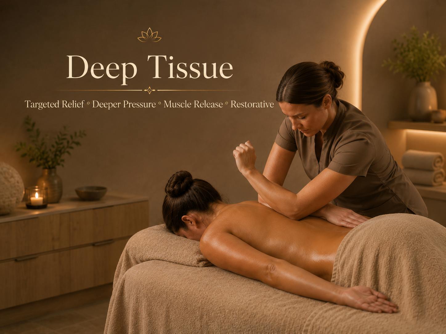 Deep tissue massage at Eminence Massage in Las Vegas